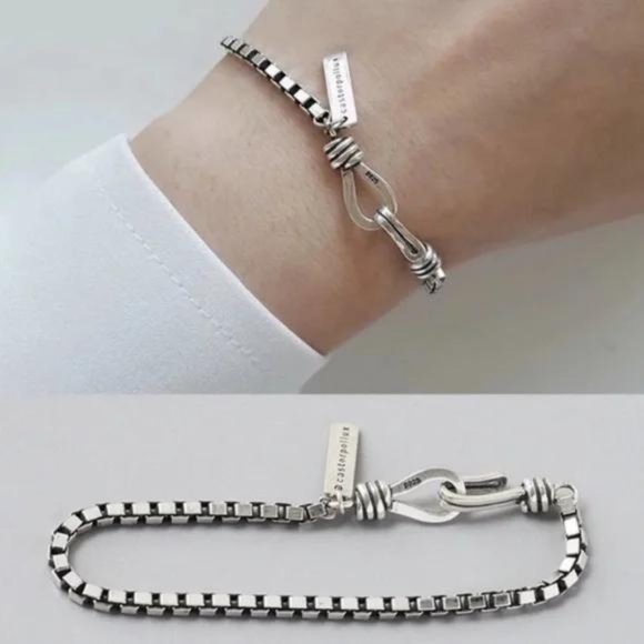 NEW 925 STERLING SILVER CHAIN BRACELET, NICE BRACELET, CUTE BRACELET.